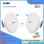 900Mbps 3-5KM Outdoor Wireless Wifi Bridge 5.8G Wireless Repeater 24V POE Adapter Point to Point Wifi Bridge