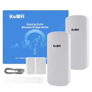 Wireless Bridge KuWFi – Conexiune Wi-Fi stabilă pe distanțe lungi 2–3 km – imagine 2