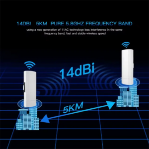 Punte wireless de înaltă calitate 5.8G 900MBps, repeater WiFi POE, punct la punct, CPE exterior pentru dispozitive WiFi – imagine 2
