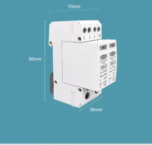 Descărcător de supratensiune trifazat 4P AC 275V 20–40kA – imagine 2