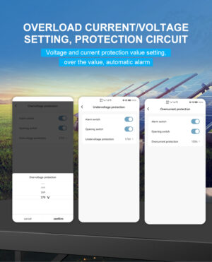 Contor electric monofazat bidirecțional WiFi 18mm 63A cu protecție supratensiune – imagine 2