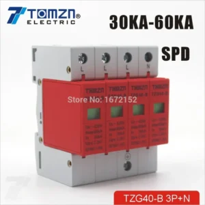 Descărcător de supratensiune 3P+N 20KA~40KA 385VAC