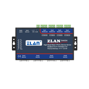 ZLAN5443H Server 4 porturi high-speed RS232/485/422 către Ethernet