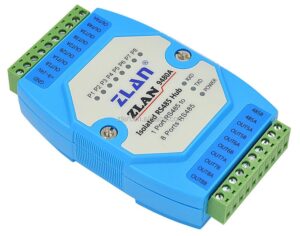 ZLAN9480A Extender și repetor RS485 cu 8 canale