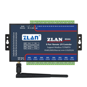 Modul I/O industrial WiFi ZLAN6844 – 8 canale DI/DO/AI, Modbus TCP, MQTT – imagine 2
