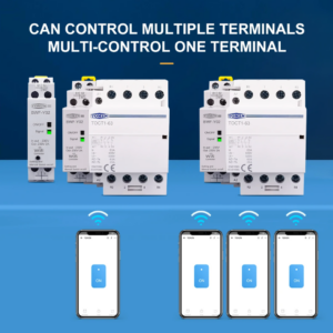 Controler WiFi pentru contactor TOMZN BWF-Y02 – eWeLink, șină DIN – imagine 2