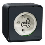 Priză ranforsată pentru încărcare mașină electrică 16A IP55 – Mureva Styl