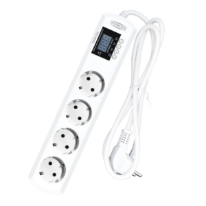 Prelungitor cu protecție la electrocutare TOSVA-16LM – LCD, 16A, protecție completă