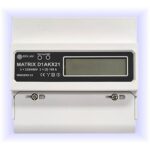 Contor trifazat electronic cu două tarife MATRIX D1AKX21 5(100)A DIN